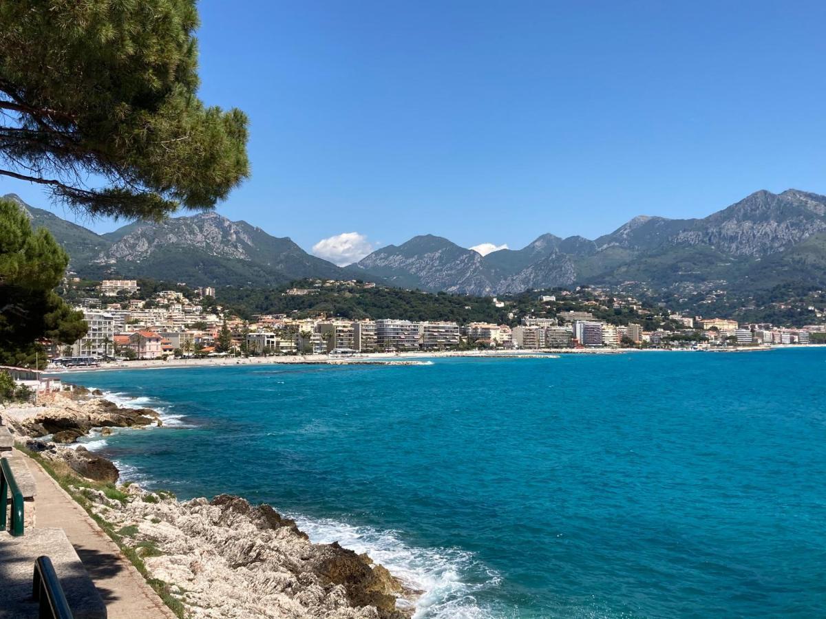 Appartement 4 Pers A 50M De La Plage, Avec Piscine Roquebrune-Cap-Martin Exteriér fotografie